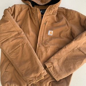CARHARTT lined hooded jacket — Small